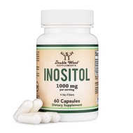 Inositol Capsules (Myo Inositol) 1000mg Health Support for Women (60 Count)(No Fillers, Vegan Safe, 