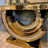 [PREORDER] LUXURY CONSOLE TABLE ENTRYWAY CONSOLE TABLE GLASS CONSOLE TABLES