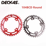 DECKAS 104BCD 40T/42T/44T/46T/48T/50T/52T Mountain Bicycle Chainwheel MTB bike crankset Aluminum Nar