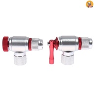 [CO] Portable Mountain Bike CO2 Cylinder Pump Gas Nozzle Fast Inflator Adapter [TH]