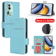 Casing For OPPO Reno 11 Pro 5G 2023 Phone Case Flip Leather Magnetic Bracket Cover For Reno11 11Pro 11F Reno11F Reno11Pro Shockproof Back Cases