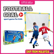 Kids Mini Soccer Goal Post Net Futsal Football Kids Toy/Tiang Gol Futsal Bola Sepak Portable Indoor 