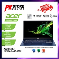 ACER SWIFT 5 SF514-54GT (14IN FHD TOUCH/ INTEL® I5-1035G1/ 8GB DDR4/ 512GB SSD/ NVIDIA® MX350 2GB/ 0.99KG/ WIN10)