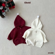 Obebi WoolJacket Woven Christmas Pattern Keep Warm Winter Fashion for Boys and Girls AK205
