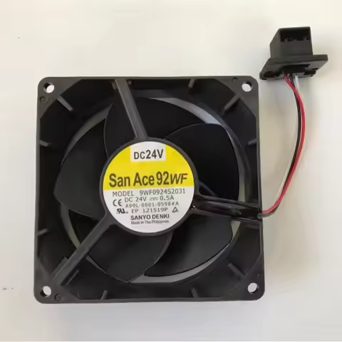New Cooling Fan for SANYO 9WF0924S2031 A90L-0001-0598#A 24V 0.5A Cooler Fan 92*92*32mm