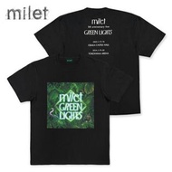 🇯🇵日本代購 milet GREEN LIGHTS T-shirt BLACK