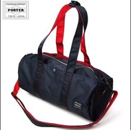【💥日本直送】Porter Tokyo - PORTER L-fine Roll Boston Bag 兩用單肩包 斜揹袋 黑紅色