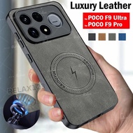 For POCO F9 Pro 5G Luxury Ultra Thin Slim Leather For POCO F9 Ultra F9Pro F9Ultra F 9 Pro F9 Ultra 5