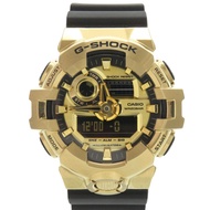 近全新 CasioG G-SHOCK GM-700G-9AJF 不鏽鋼樹脂黑金石英類比/數位雙顯手錶 黑色 0580 [二手]CASIO