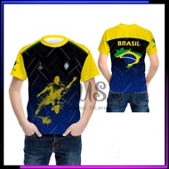 BRAZIL WORLD CUP 2026 Fullprint Kids Jersey Brazil Jersey/ Brazil Kids Jersey/
