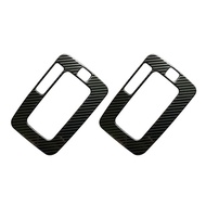 【Ready Stock & COD】1/2PCS for Ford Ranger Everest Endeavor 2015+ Carbon Fiber Stainless Steel Gear S