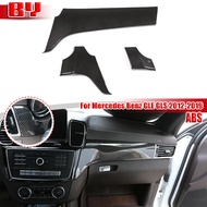 For Mercedes Benz GLE GLS 2012-2019 Car ABS Interior ABS Center Console Decorative Panel Cover Trim 