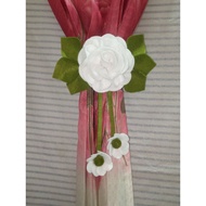 Flower curtainTALIs, beautiful curtain ties, aesthetic curtain ties, curtain decorations