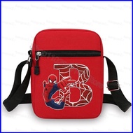 YB2 SPIDER-MAN Shoulder Bag Fashion Large Capacity Printed Cartoon Anime A-Z Crossbody Bag YB2