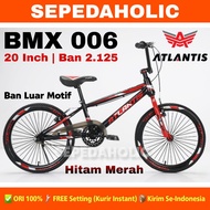 Sepeda Anak Laki BMX ATLANTIS 006 Ban 2.125 Ukuran 20 Inch Umur 8-11 Tahun