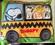 Snoopy 史努比 school bus cushion 咕臣