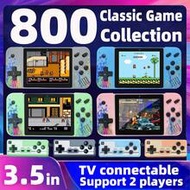 1pc Handheld Game Console, Built-In 800 Games, Large Retro Vintage Arcade Game Machine, Support TV C