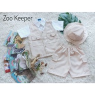 Kostum Anak Zoo Keepeer(ReadyStok)