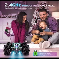 Gesture Sensing Cyber ​​double-sided Spray Drifting Stunt Remote Control Car with Music Light Advanc
