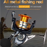 FBE 2000-7000 FISHING REEL BEARING 17+1BB METAL SPOOL ONE WAY DRAG 8KG