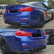 Car Rear Bumper Diffuser Spoiler Lip Splitter Rear Bumper Lip Protector For BMW M3 F80 M4 F82 F83 20