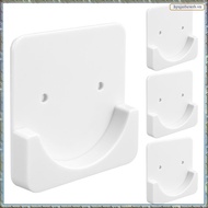 4 Pieces Adhesive Shower Curtain Rod Holder Shower Rod Retainer Wall Mount Holder, Shower Curtain Ro