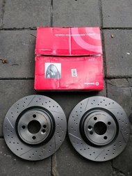 จานเบรคหน้าMini cooper jcw r56 r55 ขนาด 316 ยี่ห้อBrembo ราคาใบละ