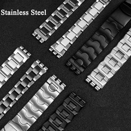 Solid Stainless Steel Watchband For Swatch YGS749G YCS Yas YGS IRONY Ceramic Men Women Watch Chain Strap Bracelet 17mm 19mm 21mm