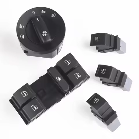 Car Power Window Button Headlight Switch For VW Jetta MK5 golf 5 6 tiguan passat b6 CC 7L6959855b 1K