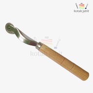 rader polos botak gundul tanpa gigi alat penanda jiplak pola ke kain pengrader raderan tracing wheel