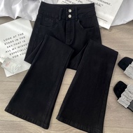 seluar jeans perempuan seluar bootcut woman seluar slack wanita Flare Jeans Women Spring Autumn 2024