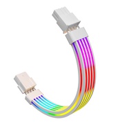 Sirlyr 8 Pin RGB GPU Cable,RGB PSU Cables Extension - Addressable 5V3Pin ARGB PC Case Decor for RTX