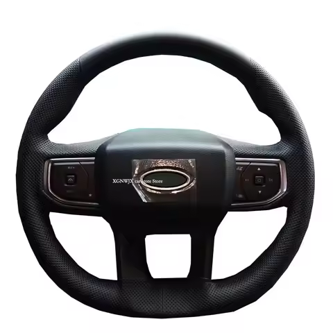 For JMC Ford TRANSIT Model 2023 Tailored Car Steering Wheel Cover Original Steering Cover Braid Hand
