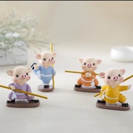Statue of the Four Pigs Dancing Rights (5.5 x 5 x 8 cm)