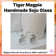 K-pop Demon Hunters Style l Tiger Magpie Handmade Soju Glass 2ea