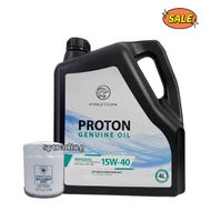 Proton 15W40 Mineral Engine Oil 4L 15W-40 Engine Oil 4L + Proton Oil Filter