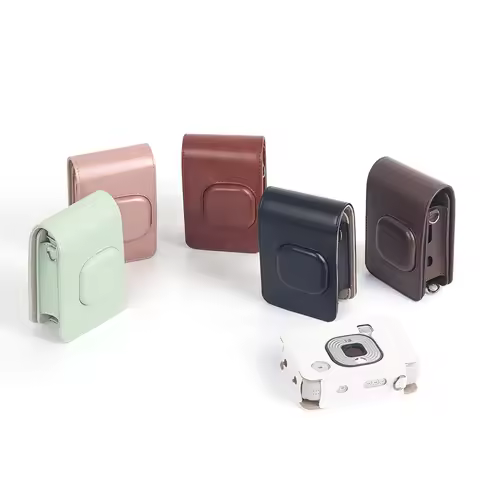 Retro PU Leather Case for Fujifilm Instax Mini Liplay Hybird Instant Film Camera Carrying Compact Sh