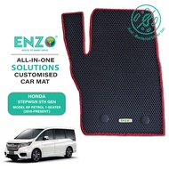 ENZO Most Durable Car Mat Honda Stepwgn 5th Gen Model RP3 Petrol 7-Seater (2015-2022)