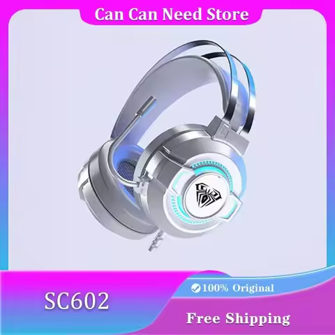 AULA S602 Gaming Headphone Wireless Bluetooth Wired Head-mounted Headsets with Microphone Lightweigh
