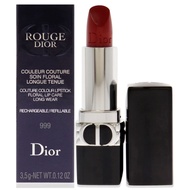 Christian Dior Rouge Dior Couture Lipstick - 999 Satin Lipstick (Refillable) Women 0.12 oz Christian