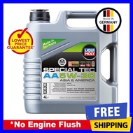 Liqui Moly Fully Synthetic Special Tec AA 0W-20 5W-30 Engine Oil (0W20/5W30 4L)+Engine Flush(2678)+O