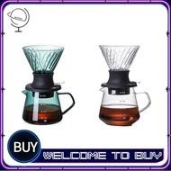 [werner]600ML Immersion Dripper Switch Glass for V60 Pour over Coffee Maker V Shape Drip Coffee Dripper and Filters
