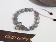 【親翠】藝術煙紫棉天然和田玉手串 畢業禮物