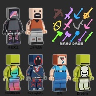 minecraft minecraft toy 2025 New Products Minecraft Building Blocks Minifigures Dream Rookie God Ent