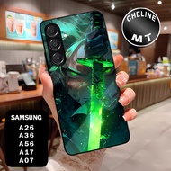 ( XX 26 ) Softcase Glossyhp For samsung A17 A26 A36 A56 A07 shine For HP Protective Casing