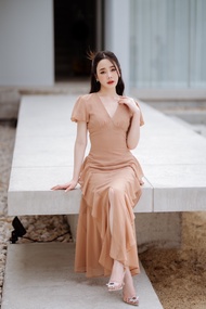 Firrr-Ila Dress- ชุดใส่เที่ยว ชุดออกงาน ชุดเพื่อนเจ้าสาว