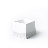 (現貨) 白灰漸層系列 | 方形漸層水泥盆器 可搭配底盤