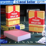 Texas Holdem Poker Card PVC Texas Holdem Poker Card Plastic Playing Cards Waterproof Frosted Poker C