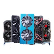 DaQuan✓◊Sapphire MSI ASUS RX580 8G disassemble computer independent game graphics card rx590 full b◎