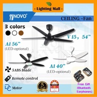 Regair Inovo V15/A1 LED DC Motor Ceiling Fan 8 Speed with Remote Control kipas Siling DC motor